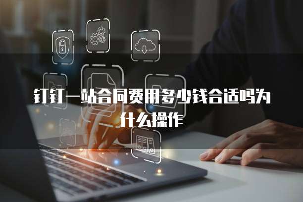 钉钉一站合同费用多少钱合适吗为什么操作