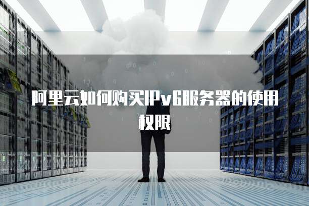 阿里云如何购买IPv6服务器的使用权限