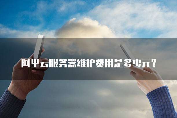 阿里云服务器维护费用是多少元？