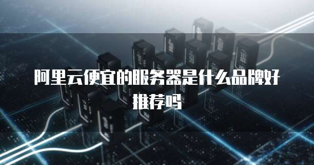 阿里云便宜的服务器是什么品牌好推荐吗