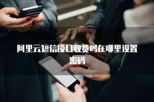 阿里云短信接口收费吗在哪里设置密码