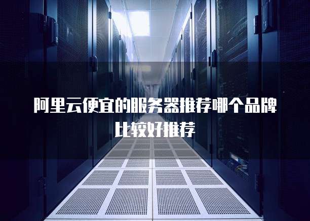 阿里云便宜的服务器推荐哪个品牌比较好推荐