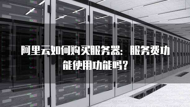 阿里云如何购买服务器:服务费功能使用功能吗?