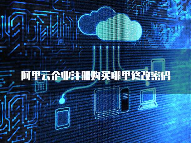 阿里云企业注册购买哪里修改密码