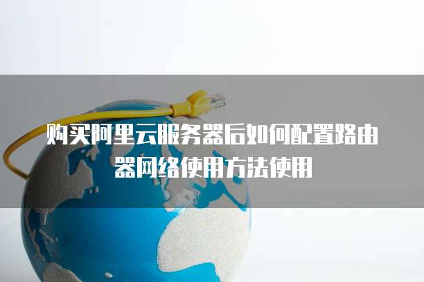 购买阿里云服务器后如何配置路由器网络使用方法使用
