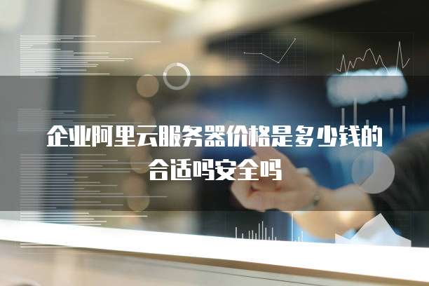企业阿里云服务器价格是多少钱的合适吗安全吗