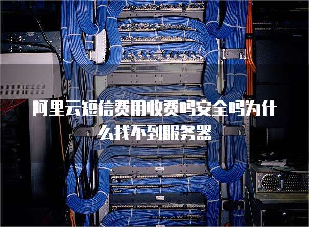 阿里云短信费用收费吗安全吗为什么找不到服务器