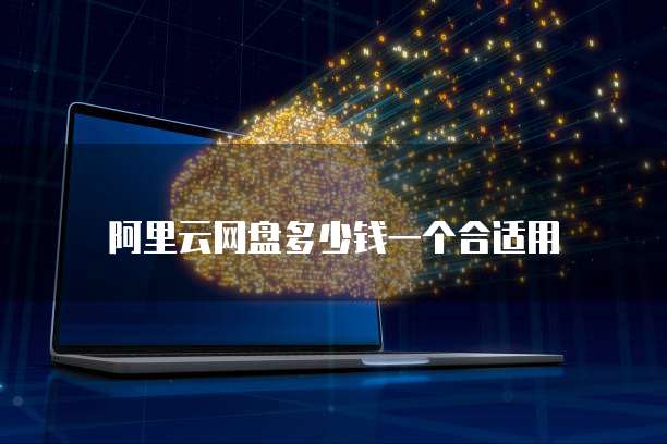 阿里云网盘多少钱一个合适用