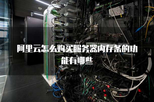 阿里云怎么购买服务器内存条的功能有哪些