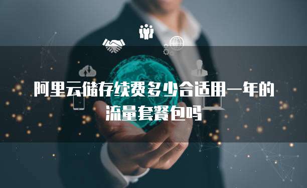 阿里云储存续费多少合适用一年的流量套餐包吗