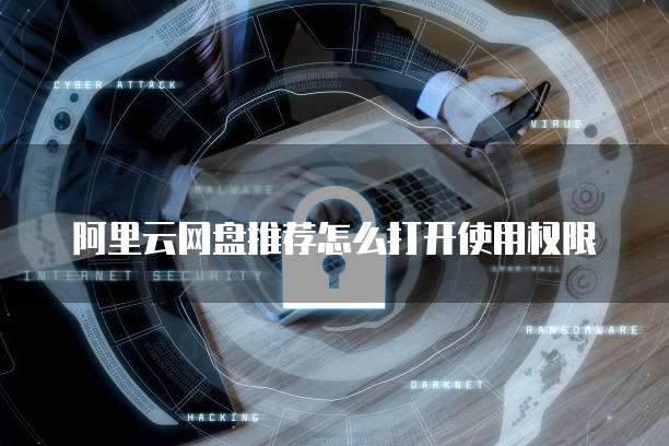 阿里云网盘推荐怎么打开使用权限