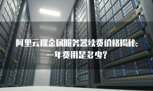 阿里云裸金属服务器续费价格揭秘:一年费用是多少?