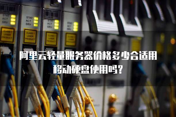 阿里云轻量服务器价格多少合适用移动硬盘使用吗?