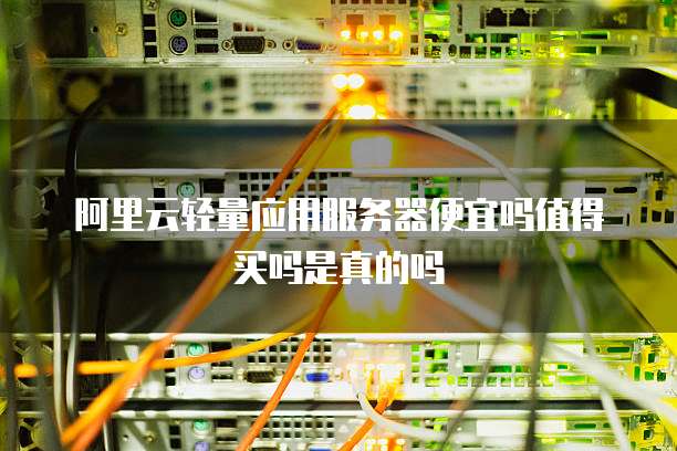 阿里云轻量应用服务器便宜吗值得买吗是真的吗