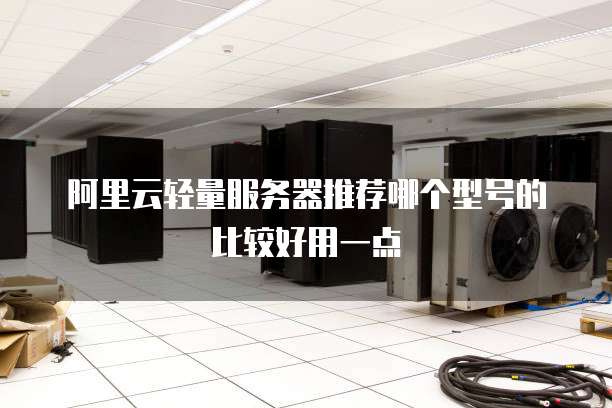 阿里云轻量服务器推荐哪个型号的比较好用一点