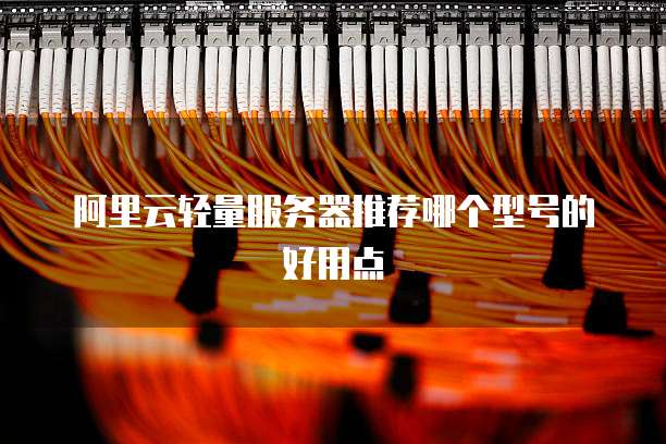 阿里云轻量服务器推荐哪个型号的好用点