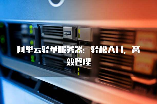阿里云轻量服务器:轻松入门,高效管理