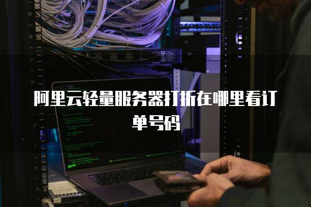 阿里云轻量服务器打折在哪里看订单号码