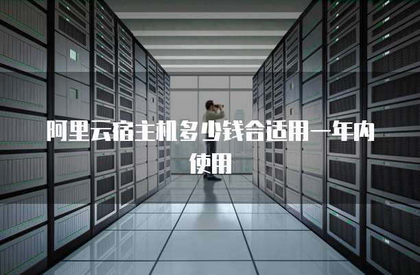 阿里云宿主机多少钱合适用一年内使用