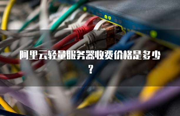 阿里云轻量服务器收费价格是多少?