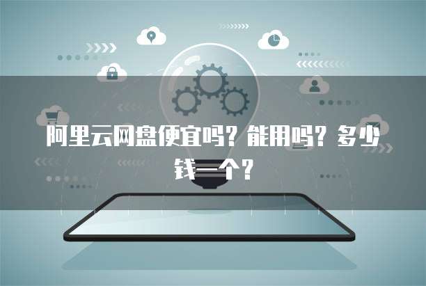 阿里云网盘便宜吗?能用吗?多少钱一个?