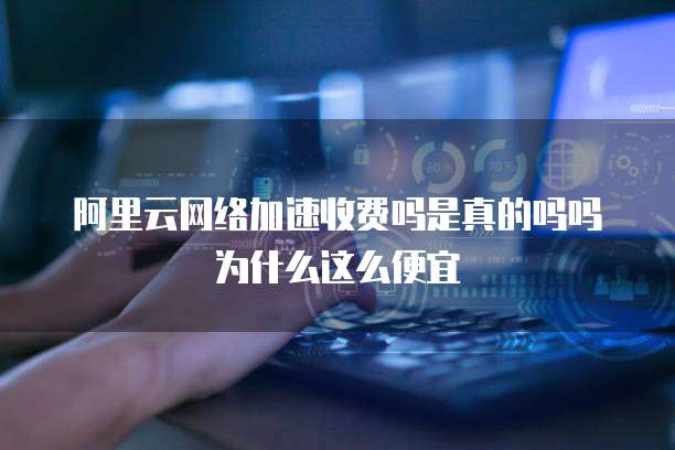 阿里云网络加速收费吗是真的吗吗为什么这么便宜