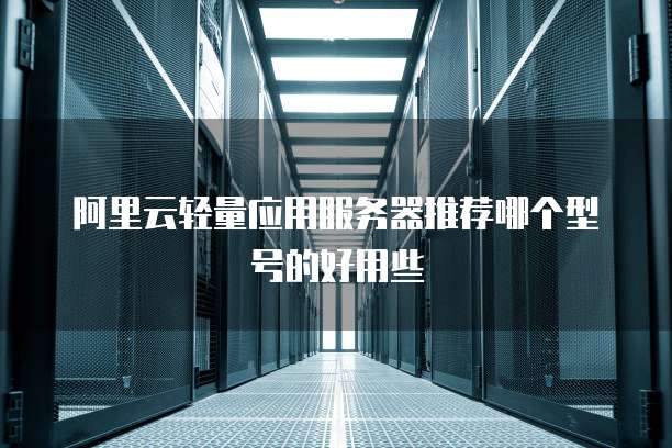 阿里云轻量应用服务器推荐哪个型号的好用些