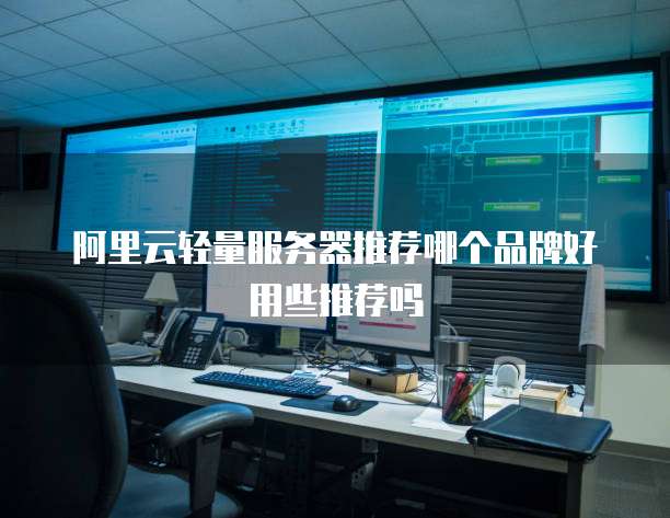阿里云轻量服务器推荐哪个品牌好用些推荐吗