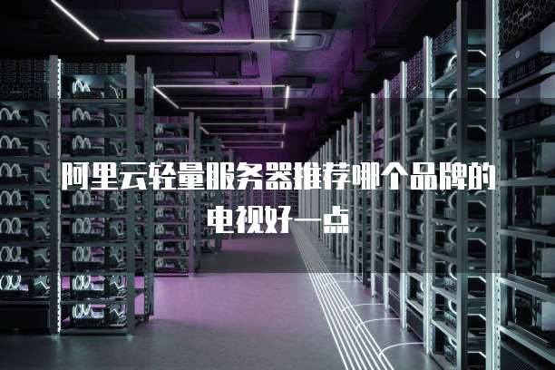 阿里云轻量服务器推荐哪个品牌的电视好一点