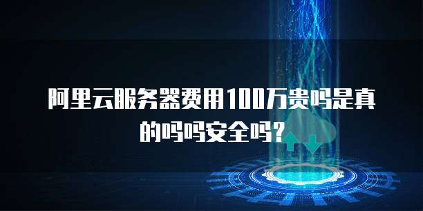 阿里云服务器费用100万贵吗是真的吗吗安全吗?