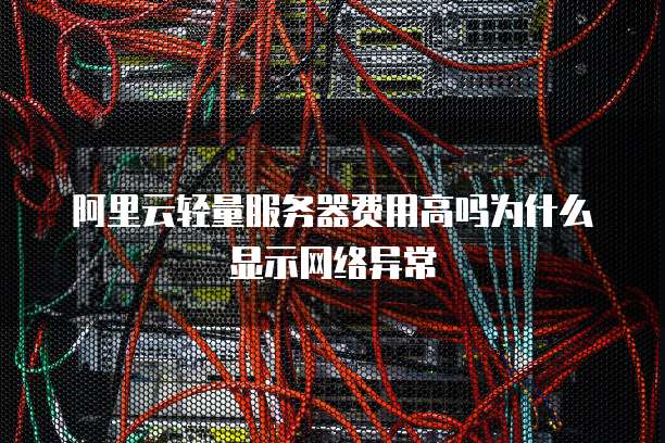 阿里云轻量服务器费用高吗为什么显示网络异常