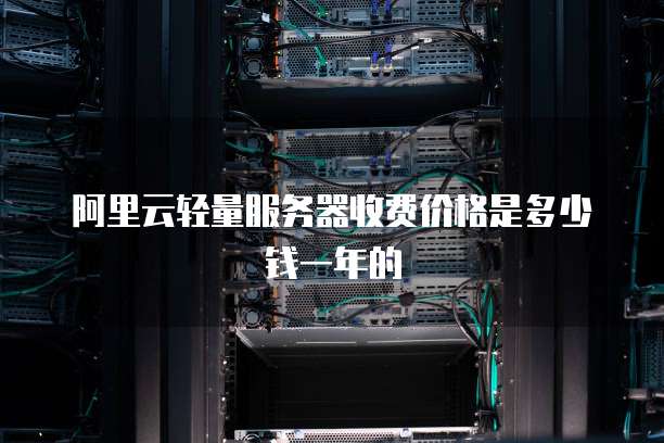 阿里云轻量服务器收费价格是多少钱一年的