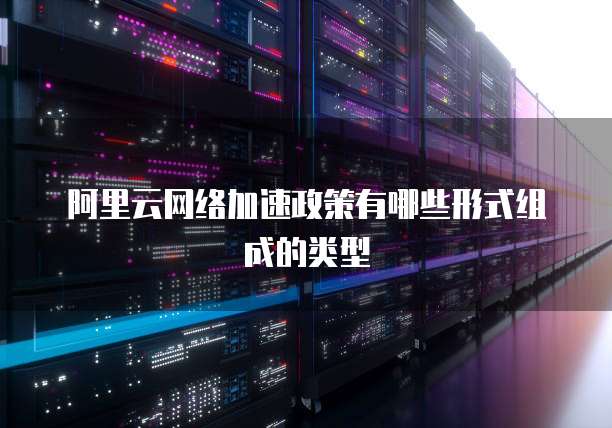 阿里云网络加速政策有哪些形式组成的类型