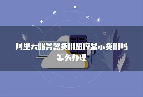 阿里云服务器费用监控显示费用吗怎么办理