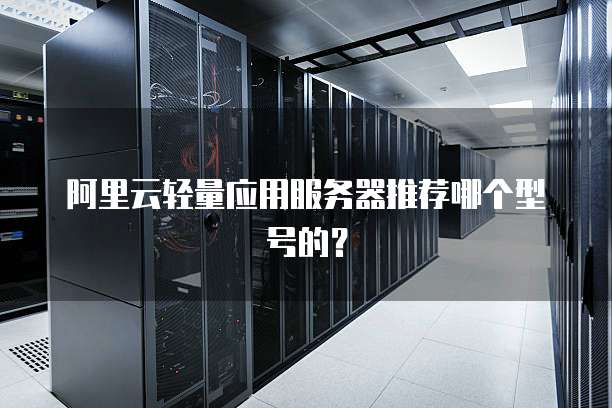 阿里云轻量应用服务器推荐哪个型号的?