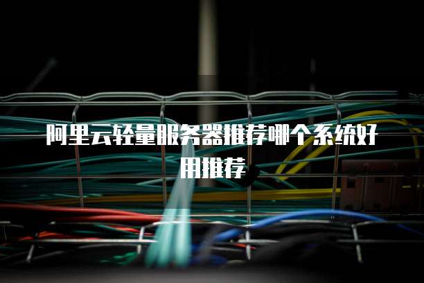阿里云轻量服务器推荐哪个系统好用推荐