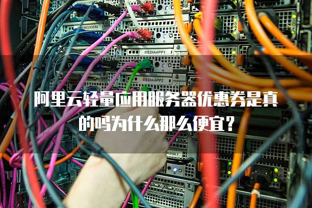 阿里云轻量应用服务器优惠券是真的吗为什么那么便宜?