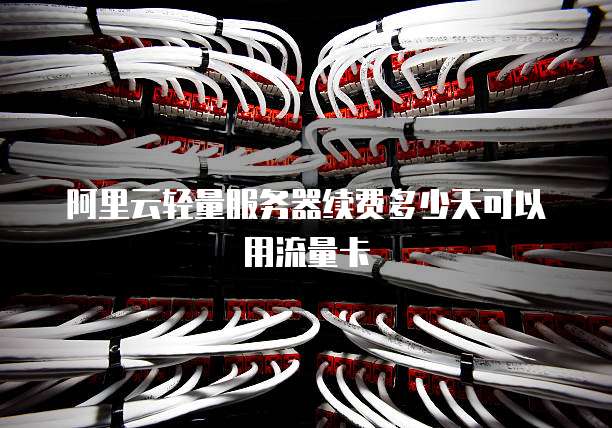 阿里云轻量服务器续费多少天可以用流量卡