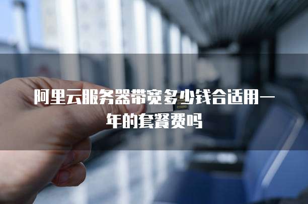 阿里云服务器带宽多少钱合适用一年的套餐费吗