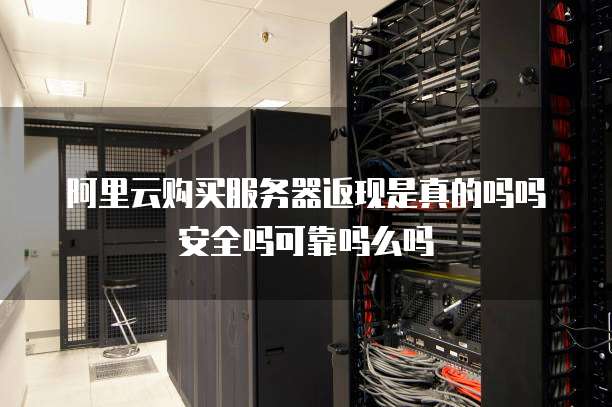 阿里云购买服务器返现是真的吗吗安全吗可靠吗么吗