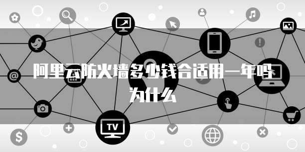 阿里云防火墙多少钱合适用一年吗为什么