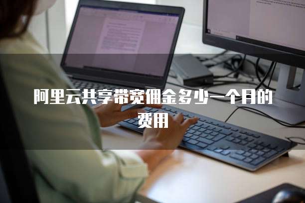 阿里云共享带宽佣金多少一个月的费用