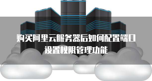购买阿里云服务器后如何配置端口设置权限管理功能