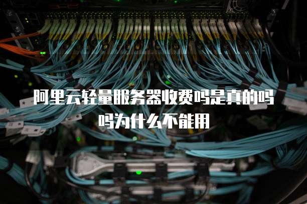 阿里云轻量服务器收费吗是真的吗吗为什么不能用