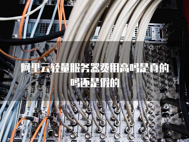 阿里云轻量服务器费用高吗是真的吗还是假的
