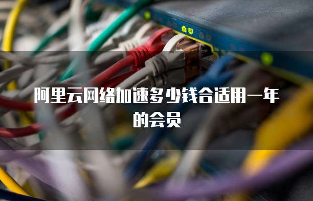 阿里云网络加速多少钱合适用一年的会员