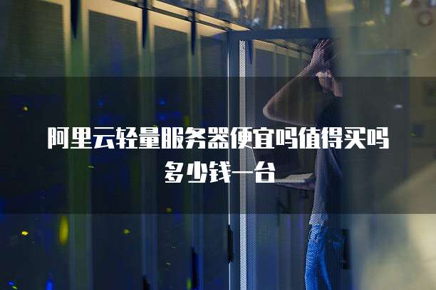 阿里云轻量服务器便宜吗值得买吗多少钱一台