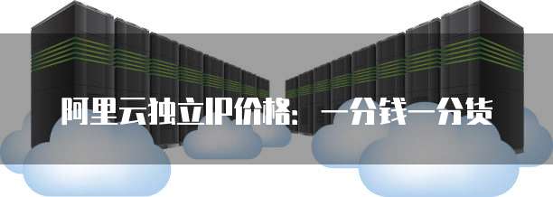 阿里云独立IP价格：一分钱一分货