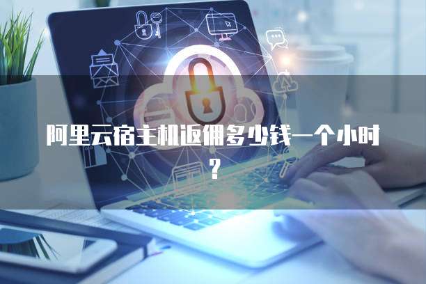 阿里云宿主机返佣多少钱一个小时?