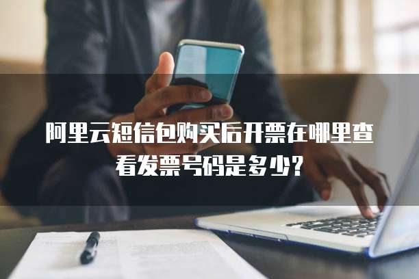 阿里云短信包购买后开票在哪里查看发票号码是多少?
